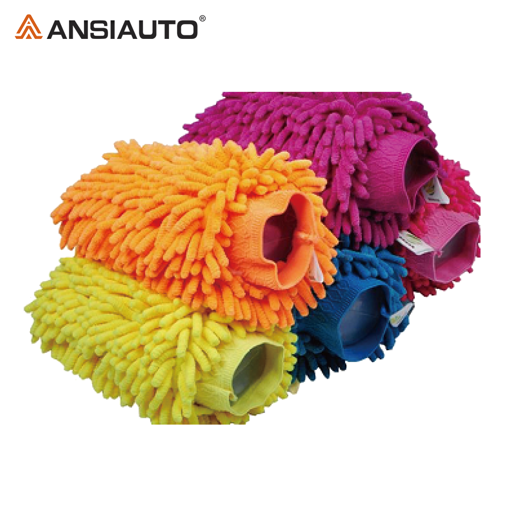 Double-sided Chenille polishing gloves(BR0002)